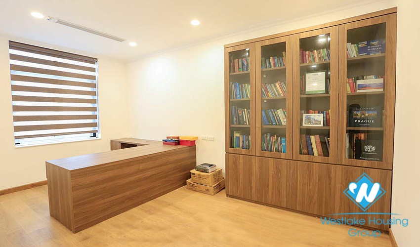 Nice house with 3 floors for rent in Block T Ciputra, Hanoi